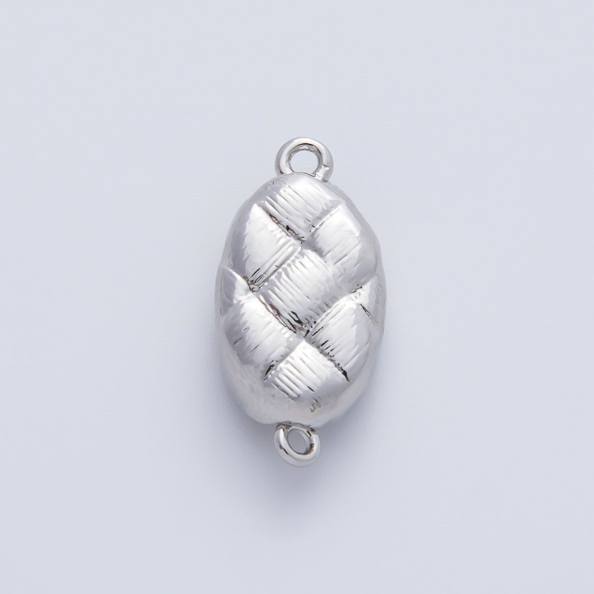 18K Gold Filled 20mm Quilted Box Clasps Closure Finding in Gold &amp; Silver | Z1453