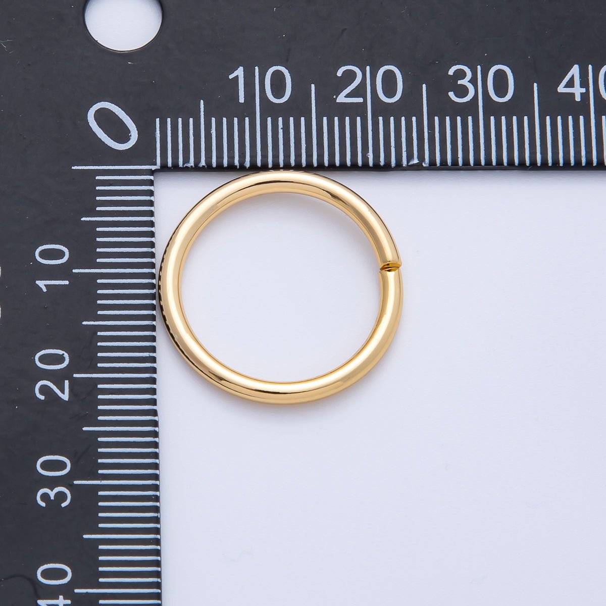 18K Gold Filled 22mm, 23mm, 24mm Open Round Jump Ring Finding | Z1606 - Z1608