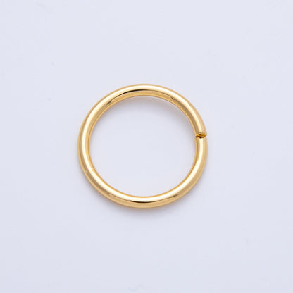 18K Gold Filled 22mm, 23mm, 24mm Open Round Jump Ring Finding | Z1606 - Z1608