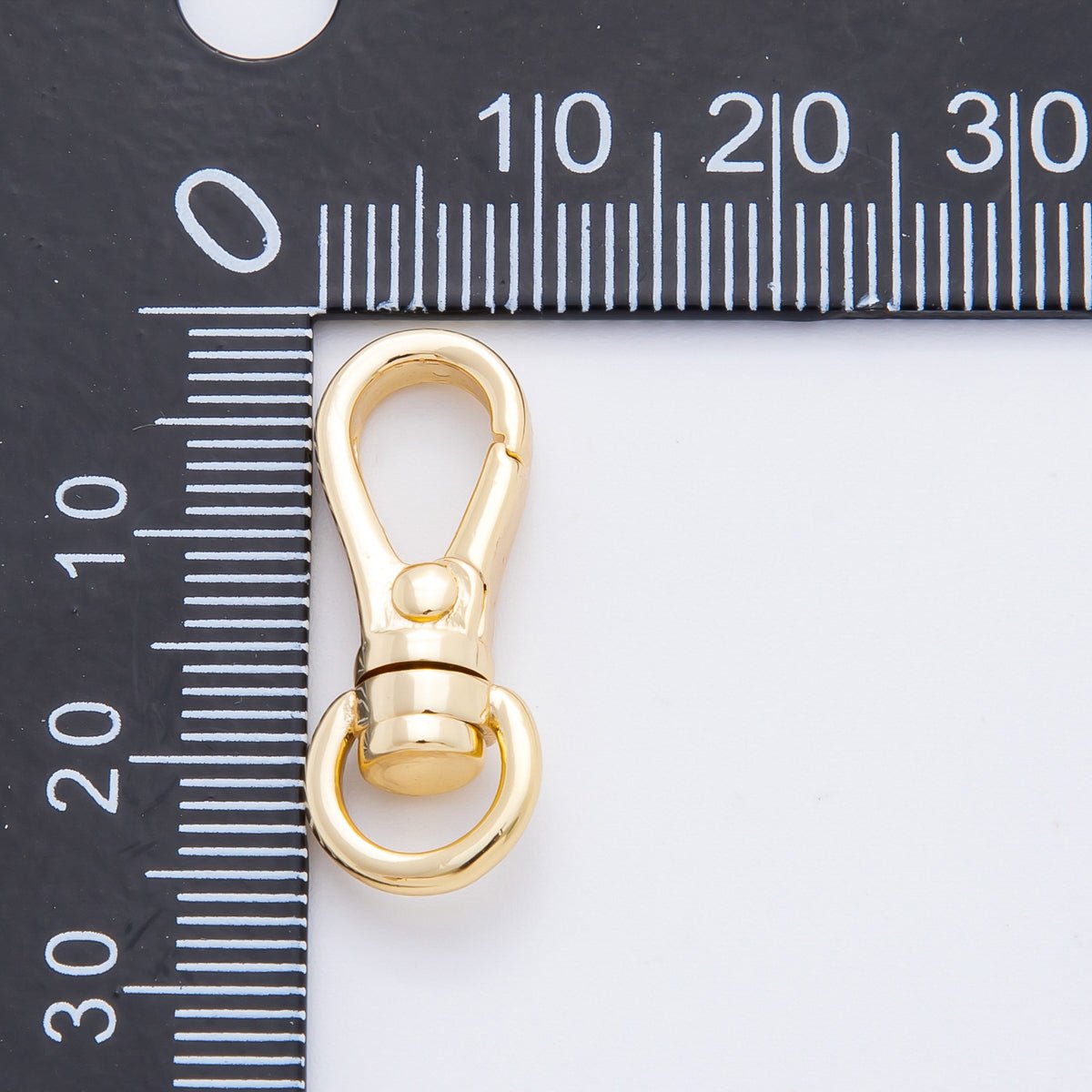 18K Gold Filled 25mm Push Lobster Swivel Clasp Closure Finding in Gold &amp; Silver | Z1247 Z1614