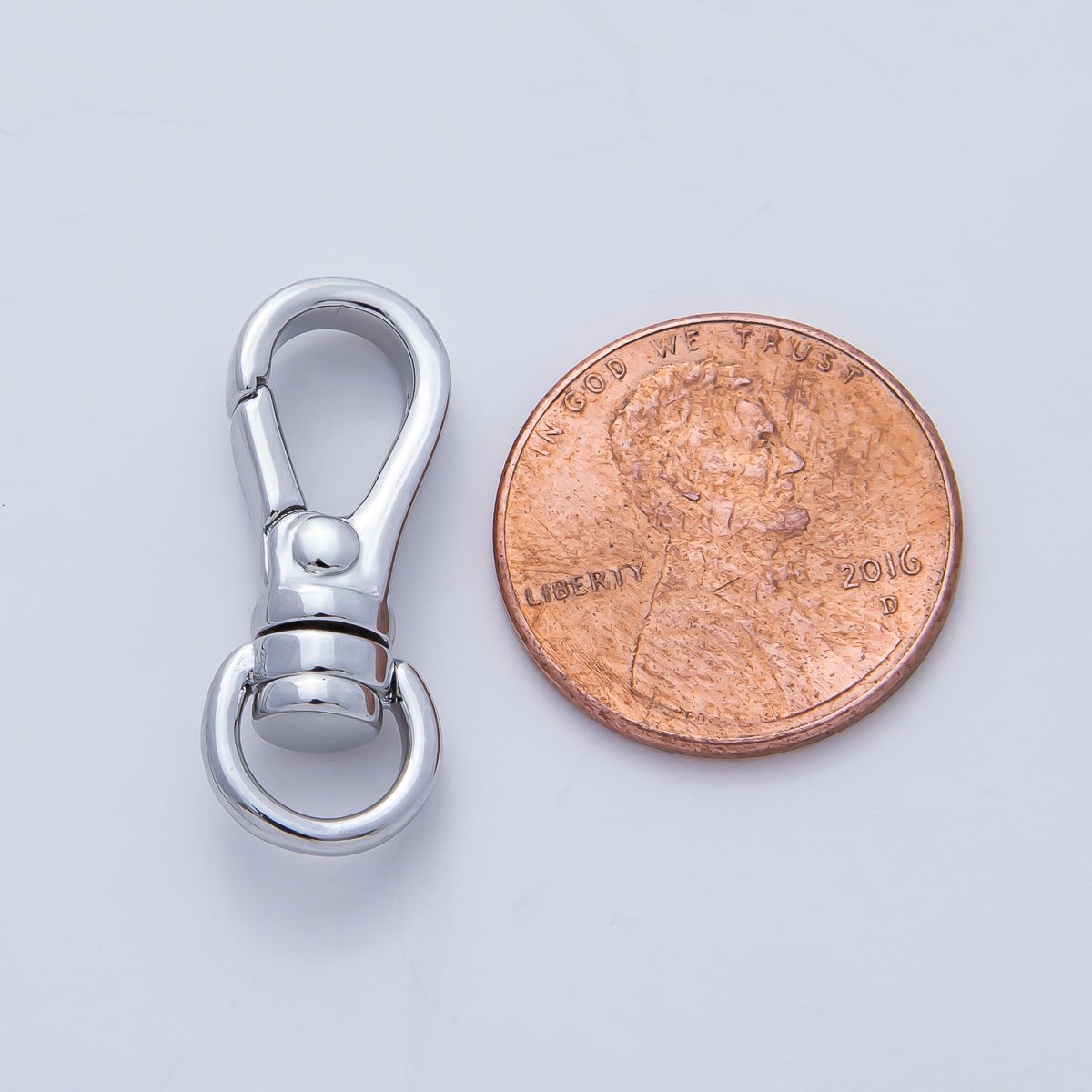 18K Gold Filled 25mm Push Lobster Swivel Clasp Closure Finding in Gold &amp; Silver | Z1247 Z1614