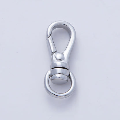 18K Gold Filled 25mm Push Lobster Swivel Clasp Closure Finding in Gold &amp; Silver | Z1247 Z1614