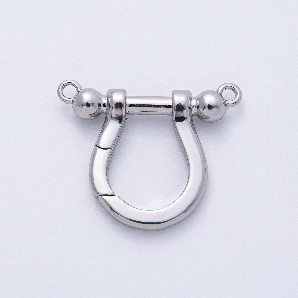 18K Gold Filled 26.5mm Anchor Shackle Push Clasps Finding in Gold &amp; Silver | Z1651