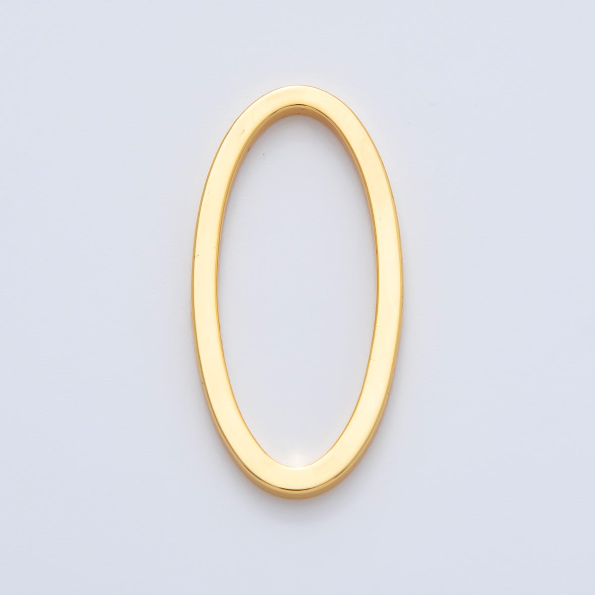 18K Gold Filled 28mm Minimalist Oval Link Finding | Z1604