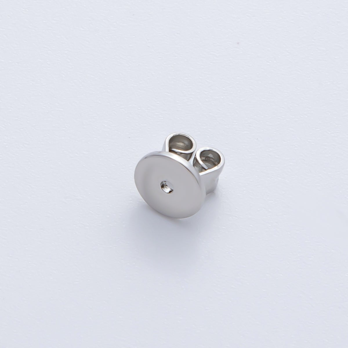 18K Gold Filled 6mm Minimalist Earring Back Stopper Findings Set in Gold &amp; Silver | Z1390