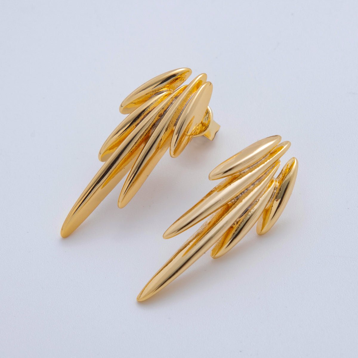 18K Gold Filled Angel Wings Stud Earrings | AI-408