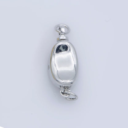 18k gold filled clasps, push in closure clasp jewelry findings for necklace making supply 19x7mm K-036 K-279