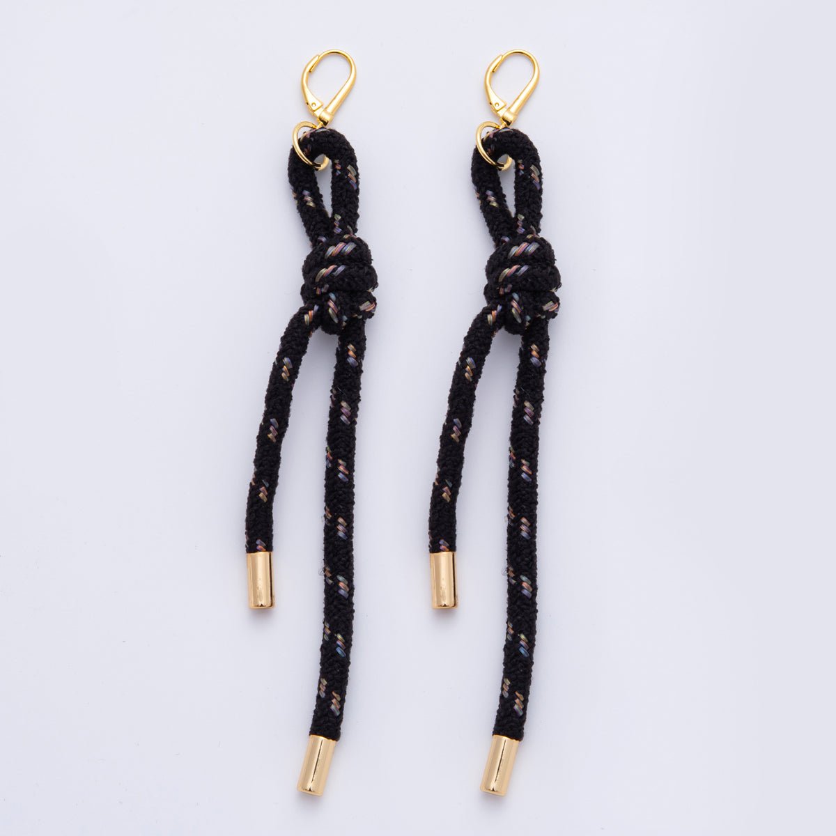 18K Gold Filled Colorful Summer Knot Cord Earring Drop | AJ-158 - AJ-167