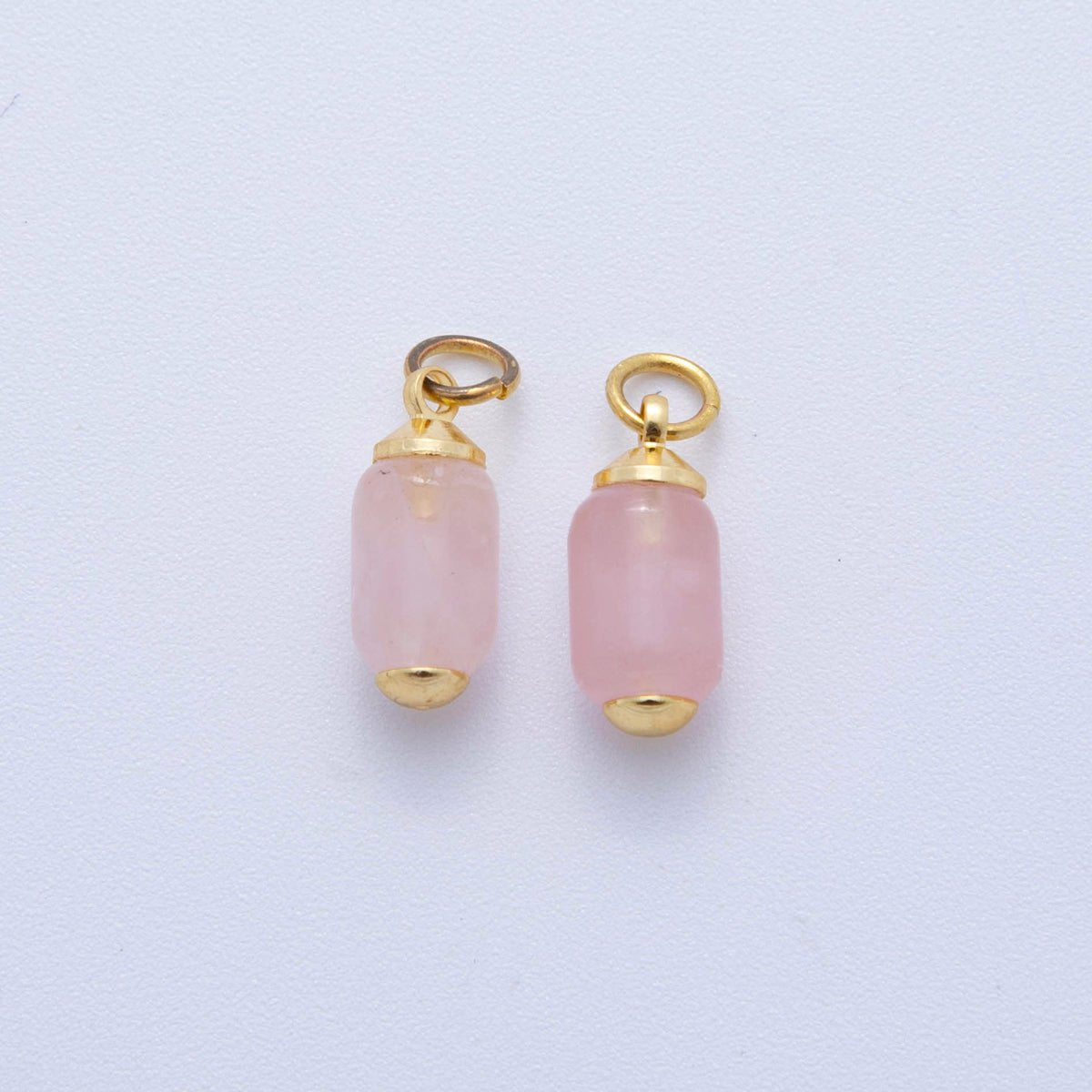 18K  Gold Filled Oblong Gemstone Mini Charm | AF394 - AF402