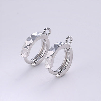 18k Gold Filled one touch w/ open link Lever back earring making, 12x15 mm, Nickel free Lead Free for Earring Charm Making Findings K-054 K-070 K-106