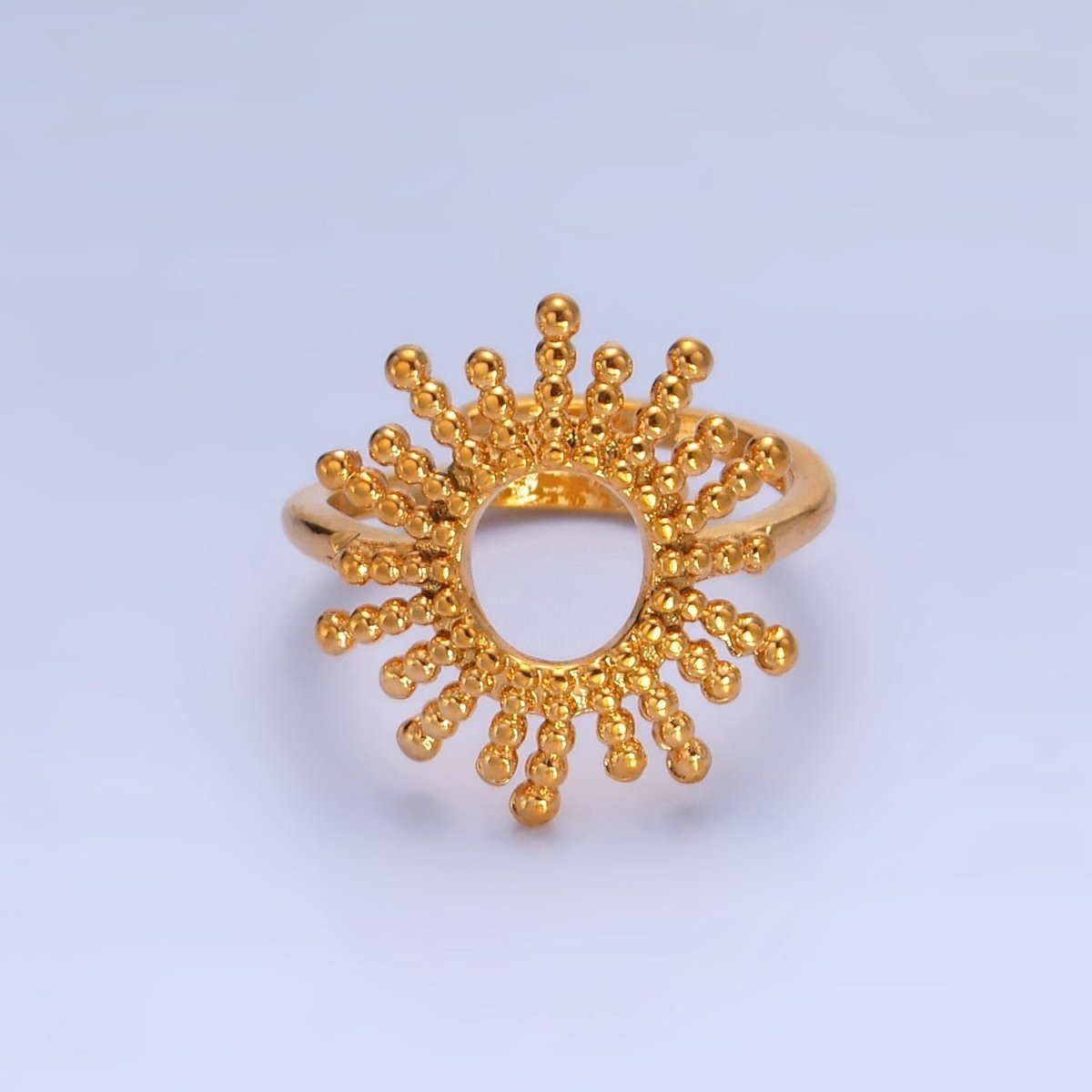 18K Gold Filled Open Celestial Bubble Ring | Rings-00273