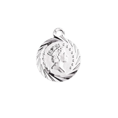 18K Gold Filled Royal Queen Elizabeth Charm Pendant C-022