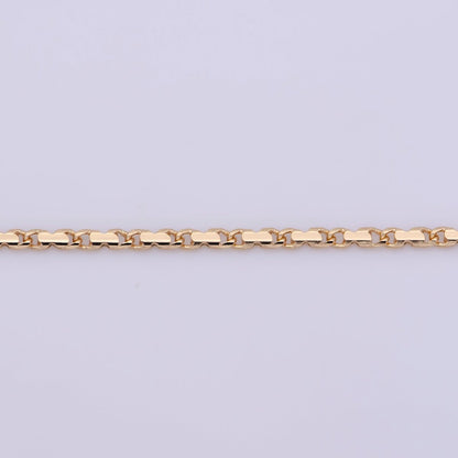 18K Gold Filled Scroll Chain Necklace, 18 Inch Scroll Finished Chain For Jewelry Making, Dainty 2.5mm Designed Necklace w/ Spring Ring | CN-385  Clearance Pricing