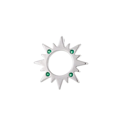 18k Gold Filled Sun Charm Pendant, Dainty Sun Burst Pendant SunBurst Necklace Earring Charm Pendant, K-057-K-059