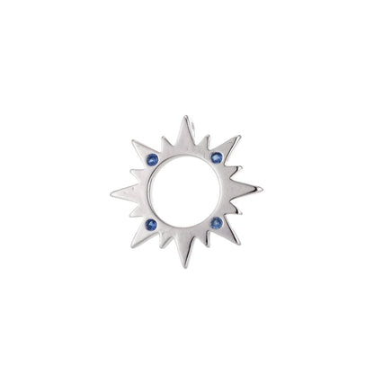 18k Gold Filled Sun Charm Pendant, Dainty Sun Burst Pendant SunBurst Necklace Earring Charm Pendant, K-057-K-059