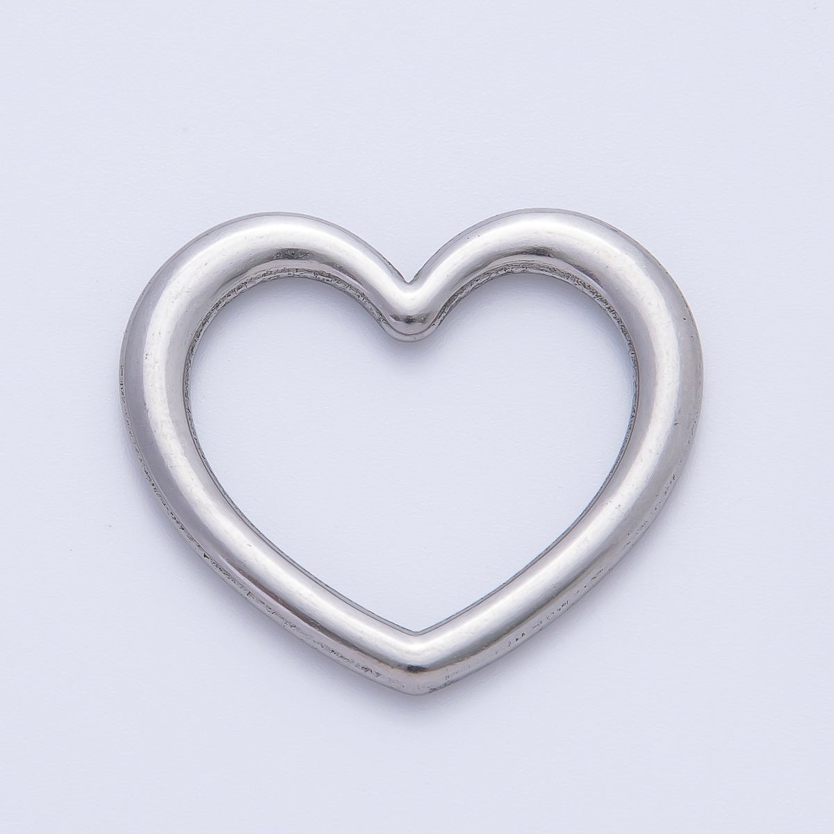 18K Gold Plated 29mm Minimalist Heart Charm Link Finding in Gold &amp; Silver | Z1429