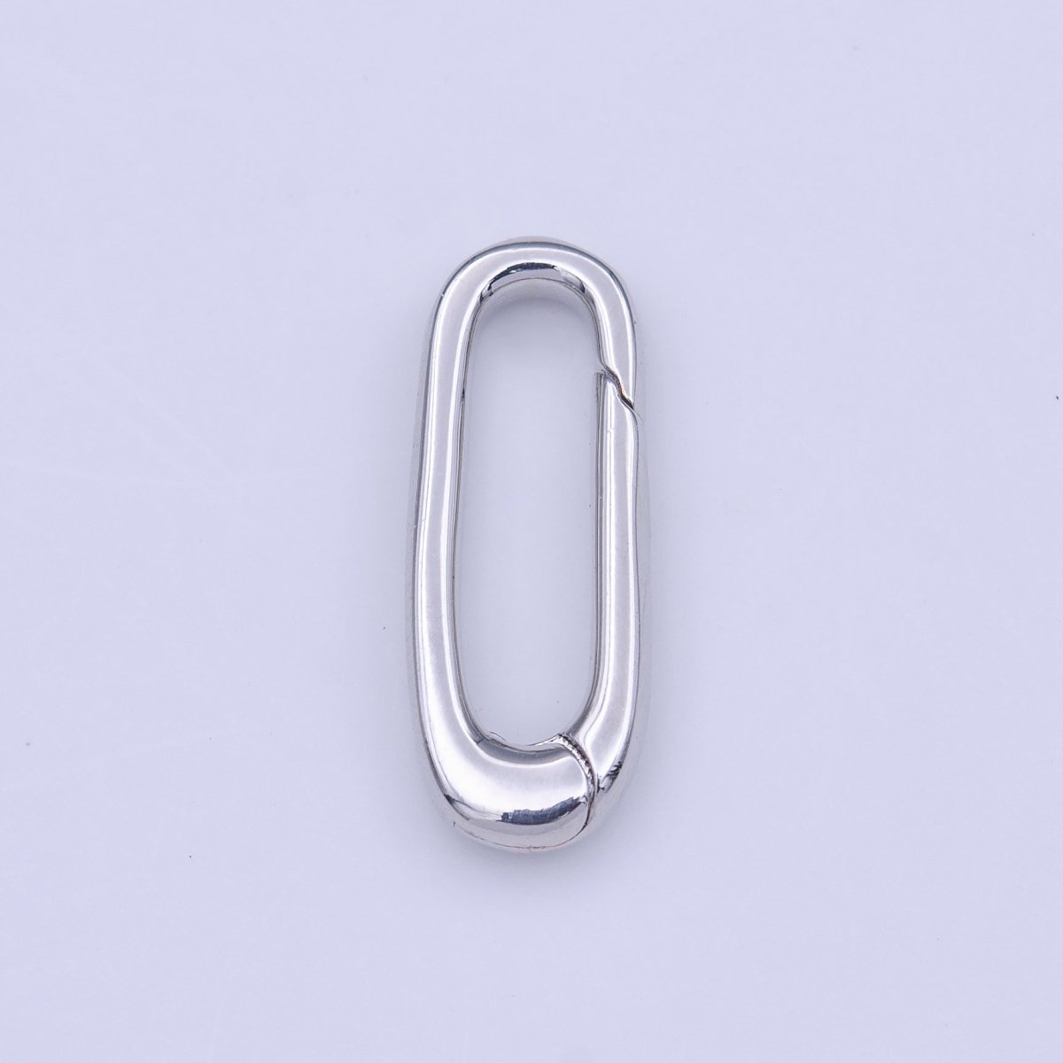18mm Thin Oblong Oval Jewelry Supply in Gold &amp; Silver | K-242, K-280
