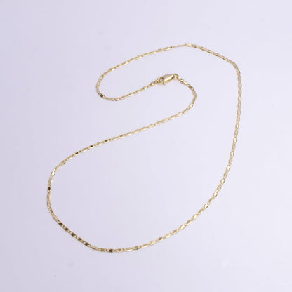 1.8mm Unique Mariner Tilt 18 Inch Layering Chain Necklace | WA-1901 Clearance Pricing
