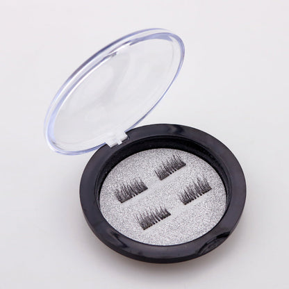 Compatible with Apple, False Eyelashes 6D Magnetic Eye Lashes Double Magnet Fake EyeLashes Hand Made Strip Lashes cilios posticos