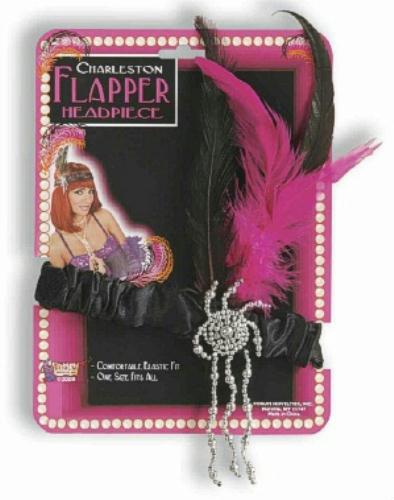 Pink and Black Flapper Roaring 20&