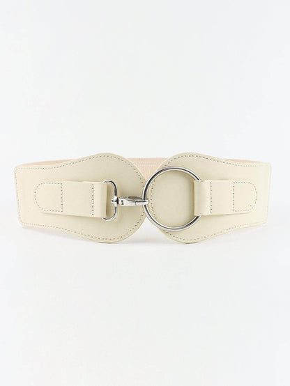 PU Elastic Wide Belt for Comfortable Fashion Fit