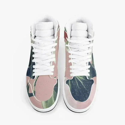 Jacki Easlick Floral Garden High-Top Leather Sneakers