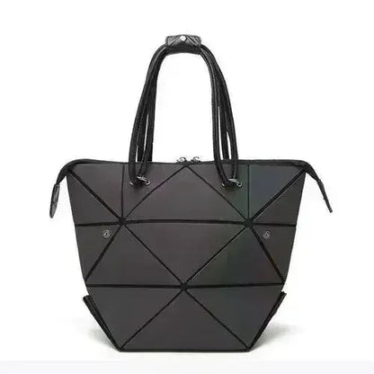 High Quality Geometric Rhombus PU Female Handbag