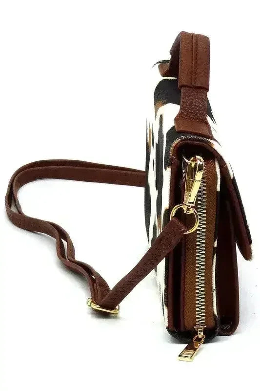 Vegan Leather Crossbody Bag - Compact Phone Organizer | Femstylo