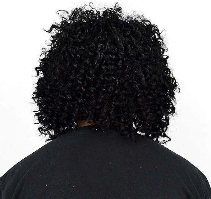 1980s Superfreak Jheri Curl Afro Slash GNR Halloween Cosplay Costume Wig
