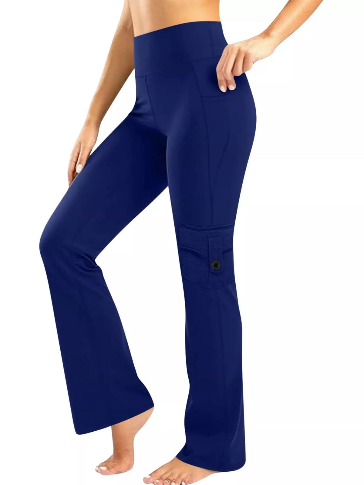 High-Waisted Yoga Pants with Pockets