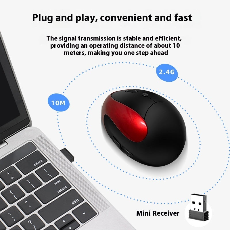 Three Generations Wireless Charging Vertical Mouse Ergonomic Mouse