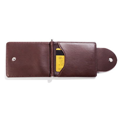 PU Leather Wallet Short Fashion Men&