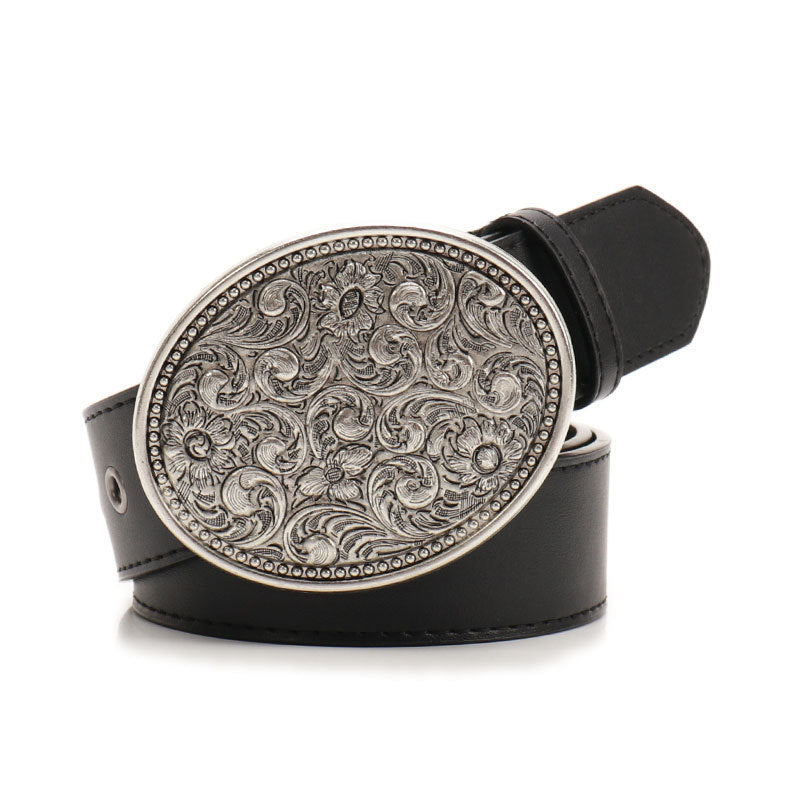 Retro Gem Black Belt Women&