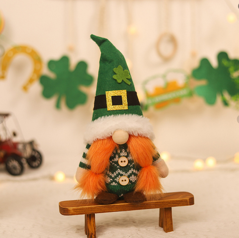 Knitted Rudolph Decoration-Belt Pointed Hat-Women&