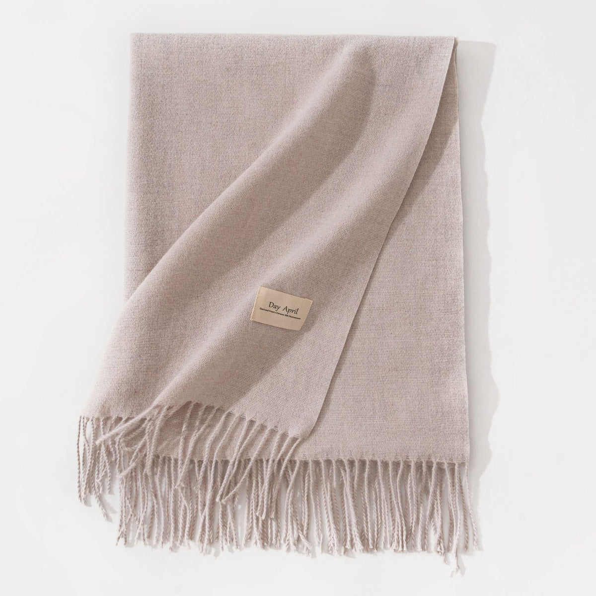 Pure Color Artificial Cashmere Scarf Women&