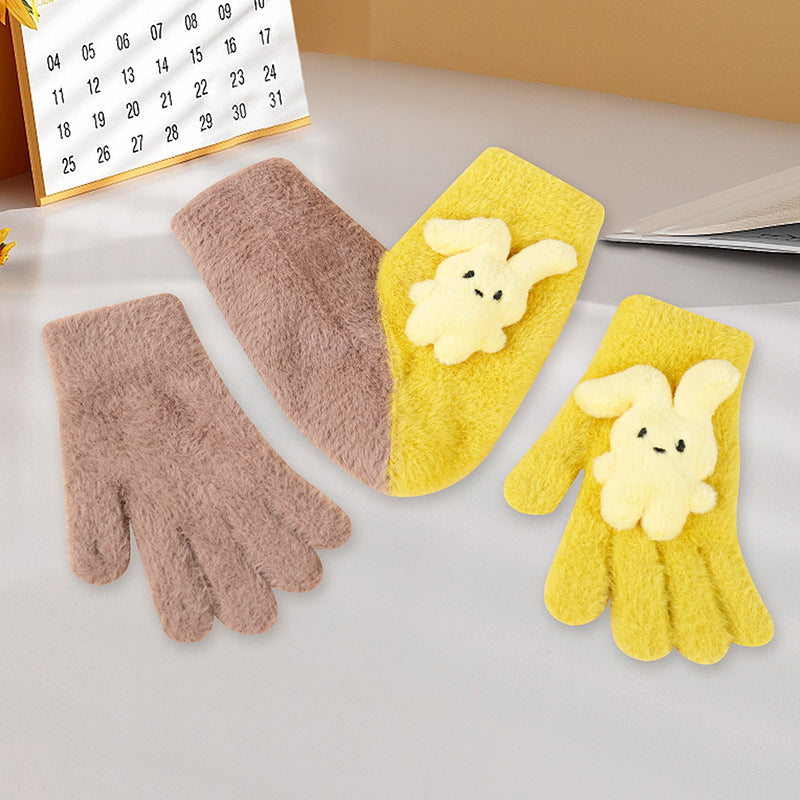 Fleece-lined, Windproof, Cute Cartoon Couple&