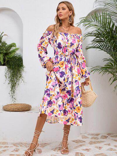 Stylish Printed Long Sleeve Midi Dress for All Occasions