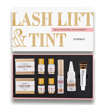 ICONSIGN Lash &amp; Brow Tint Kit - Lash Lift, Perm, and Brow Lamination Set