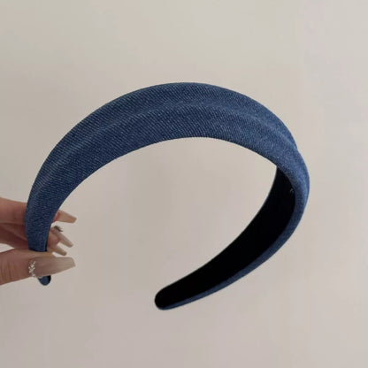 Denim Padded Wide Headband
