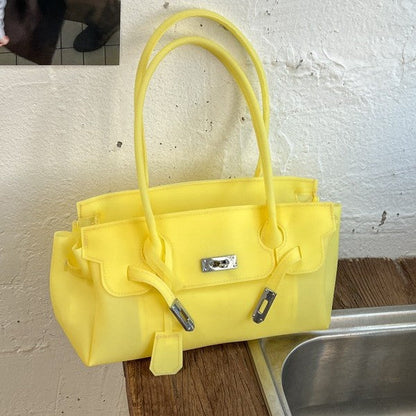 Korean-style Casual Transparent Jelly Bag