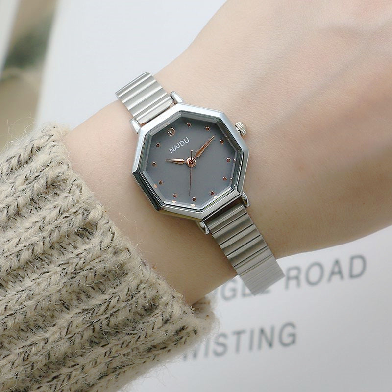 Shaped Woven Mesh Belt Women&