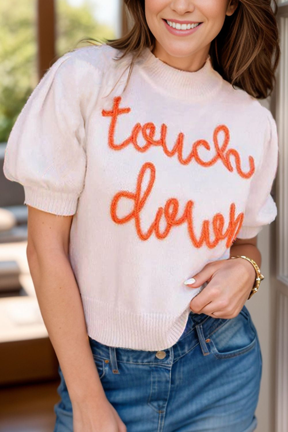 Mock Neck Knit Top