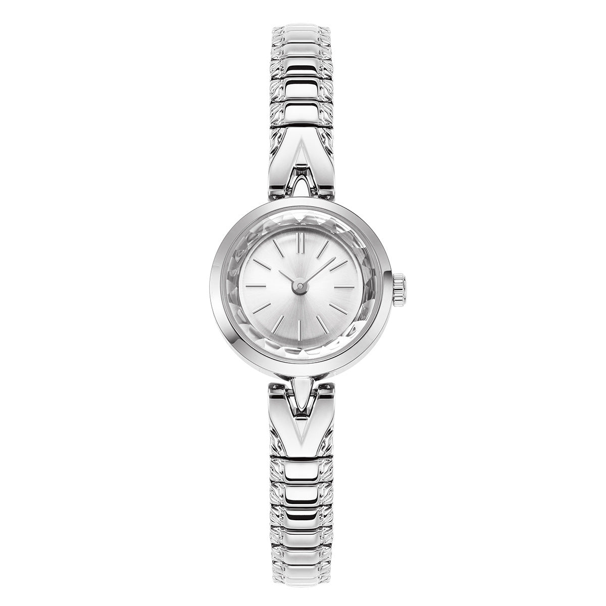 Womens Kaleidoscope Dial Vintage-style Quartz Gold Watch