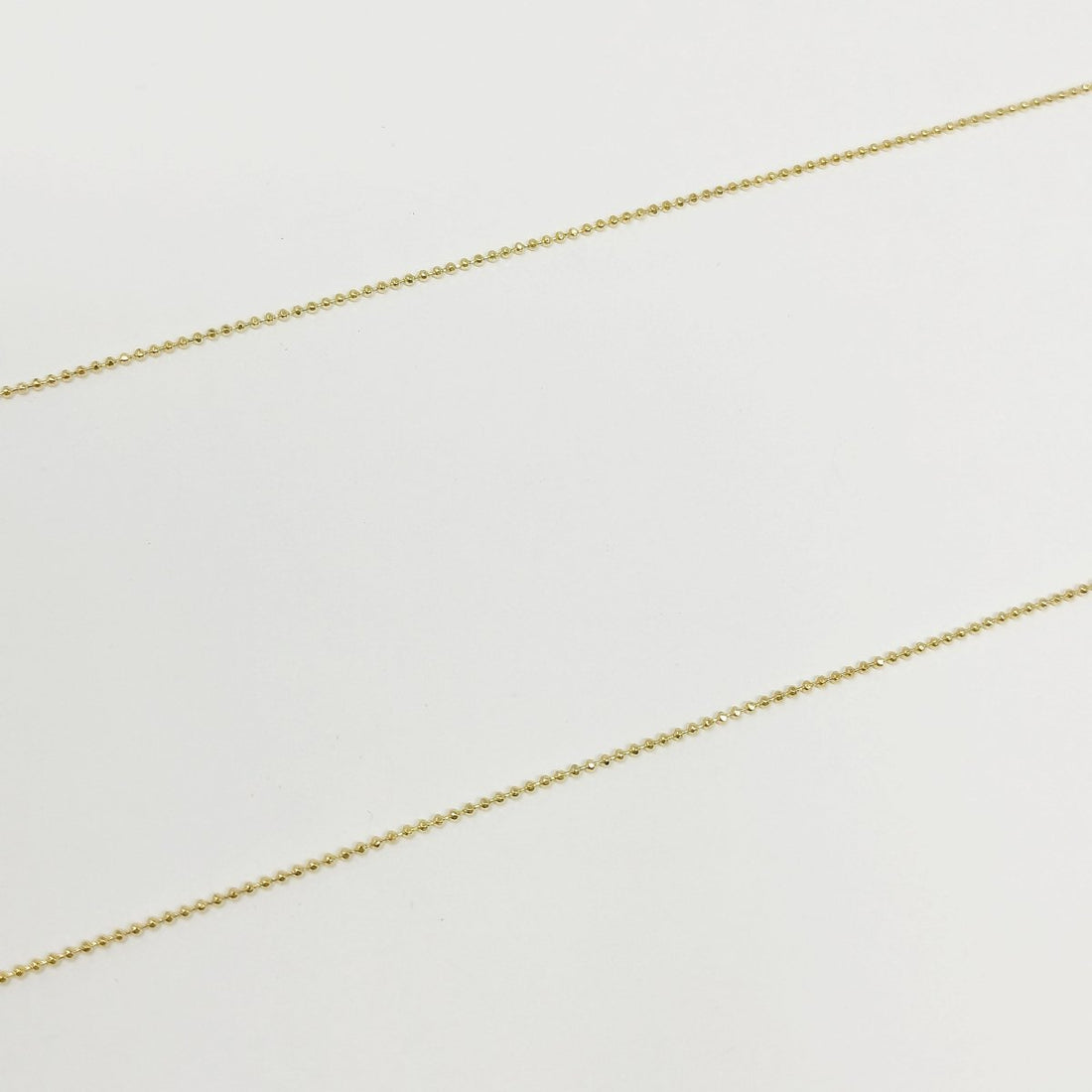 OS 1mm Ball Beads 24K Gold Filled Chain by Yard, Special Chain, Buoy Chain, Round Beads Chain for DIY Craft | ROLL-409 Clearance Pricing