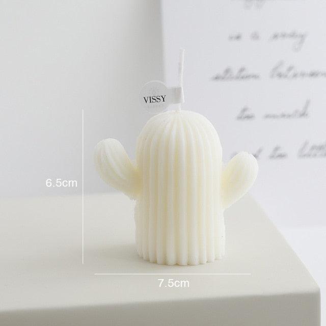 1pc Cactus Candle Handmade Delicate Cactus Candles For Birthday Party Wedding Spa Home Decoration Romantic Cute Soy Wax Aromatherapy Small Scented Relaxing Birthday Wedding Party Gift Home Decor