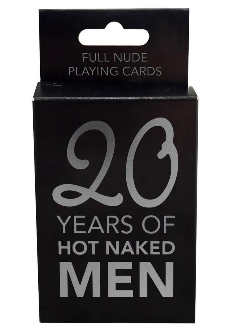 20 Years of Hot Naked Men Playing Cards