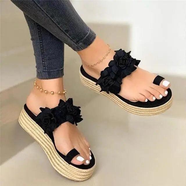 Stylish Comfortable Wedges Comfort Platform Sandals For Women - Indoor Outdoor Beach Sandals For Women