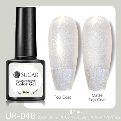 2022 New Reflective Glitter Nail Gel 8ml  Permanent UV/LED Glossy Effect Popular Diamond Nail Gel Design For Womens
