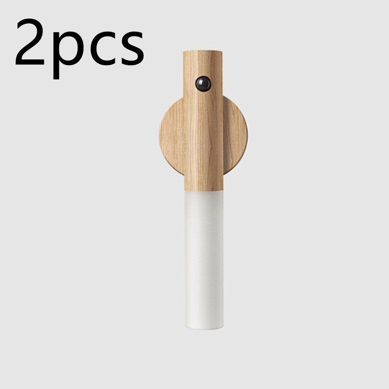 Auto LED USB Magnetic Wireless Night Light Corridors Porch Lights PIR Motion Sensor Wall Light Cabinet Lamp