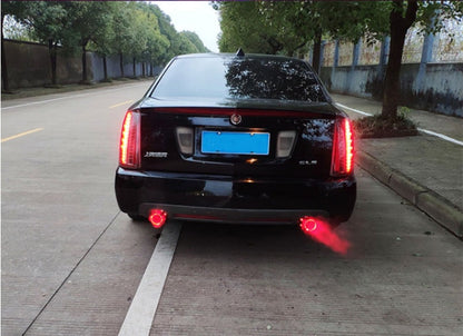 Automobile tail pipe exhaust pipe lamp